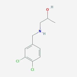 molecular formula C10H13Cl2NO B359209 1-{[(3,4-Dichlorophenyl)methyl]amino}propan-2-ol CAS No. 856977-77-0