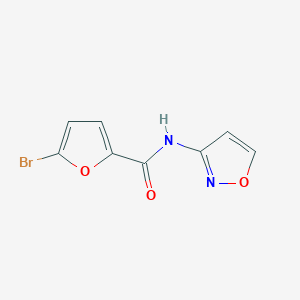 molecular formula C8H5BrN2O3 B3592132 5-Bromo-N-(isoxazol-3-yl)furan-2-carboxamide 