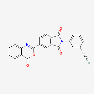 molecular formula C24H12N2O4 B3592231 2-(3-ethynylphenyl)-5-(4-oxo-4H-3,1-benzoxazin-2-yl)-1H-isoindole-1,3(2H)-dione 