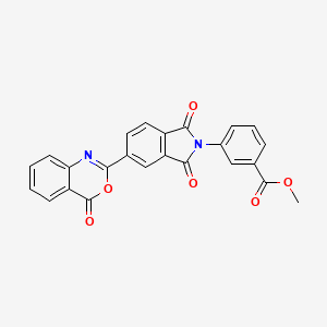 methyl 3-[1,3-dioxo-5-(4-oxo-4H-3,1-benzoxazin-2-yl)-1,3-dihydro-2H-isoindol-2-yl]benzoate