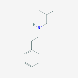 molecular formula C12H19N B359225 (2-Methylpropyl)(2-phenylethyl)amine CAS No. 24070-12-0
