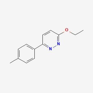 molecular formula C13H14N2O B3592261 3-ethoxy-6-(4-methylphenyl)pyridazine 