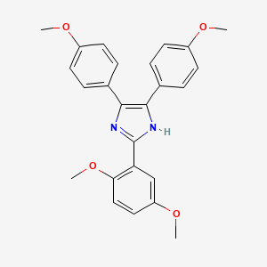 2-(2,5-dimethoxyphenyl)-4,5-bis(4-methoxyphenyl)-1H-imidazole