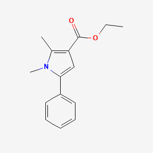 ethyl 1,2-dimethyl-5-phenyl-1H-pyrrole-3-carboxylate