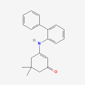 3-({[1,1'-BIPHENYL]-2-YL}AMINO)-5,5-DIMETHYLCYCLOHEX-2-EN-1-ONE