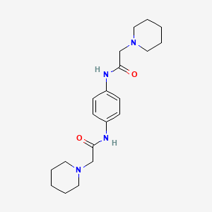 N,N'-1,4-phenylenebis[2-(1-piperidinyl)acetamide]