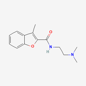 N-[2-(dimethylamino)ethyl]-3-methyl-1-benzofuran-2-carboxamide