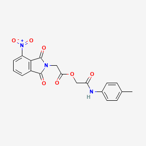 2-OXO-2-(4-TOLUIDINO)ETHYL 2-(4-NITRO-1,3-DIOXO-1,3-DIHYDRO-2H-ISOINDOL-2-YL)ACETATE