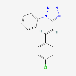 5-[(E)-2-(4-chlorophenyl)ethenyl]-1-phenyltetrazole