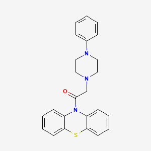 1-Phenothiazin-10-yl-2-(4-phenylpiperazin-1-yl)ethanone