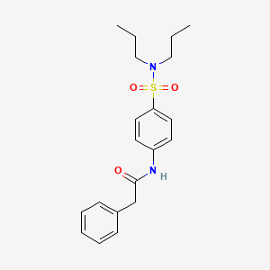 N-[4-(dipropylsulfamoyl)phenyl]-2-phenylacetamide