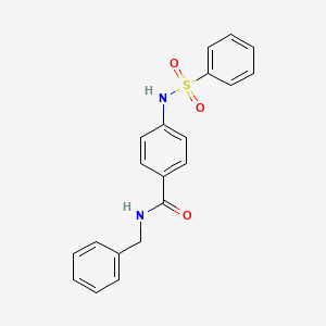 N-benzyl-4-[(phenylsulfonyl)amino]benzamide