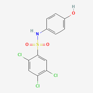 2,4,5-trichloro-N-(4-hydroxyphenyl)benzenesulfonamide