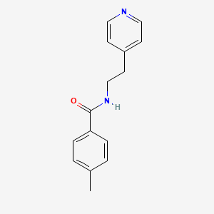 4-methyl-N-[2-(pyridin-4-yl)ethyl]benzamide