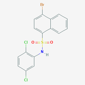 4-bromo-N-(2,5-dichlorophenyl)naphthalene-1-sulfonamide