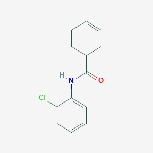molecular formula C13H14ClNO B359384 N-(2-chlorophenyl)-3-cyclohexene-1-carboxamide CAS No. 880443-46-9
