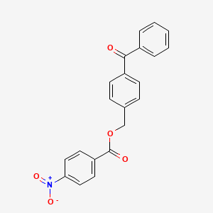 4-benzoylbenzyl 4-nitrobenzoate