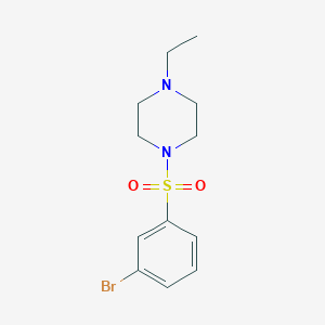 molecular formula C12H17BrN2O2S B359391 1-(3-Bromophenylsulfonyl)-4-ethylpiperazine CAS No. 1004636-96-7
