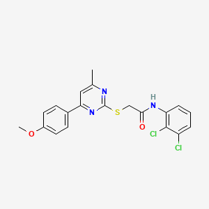 N-(2,3-dichlorophenyl)-2-[4-(4-methoxyphenyl)-6-methylpyrimidin-2-yl]sulfanylacetamide