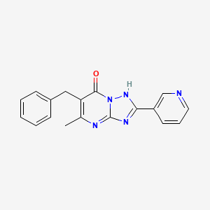 6-BENZYL-5-METHYL-2-(PYRIDIN-3-YL)-4H,7H-[1,2,4]TRIAZOLO[1,5-A]PYRIMIDIN-7-ONE