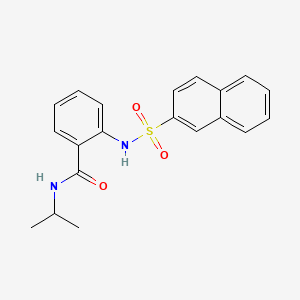 N-isopropyl-2-[(2-naphthylsulfonyl)amino]benzamide