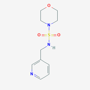 molecular formula C10H15N3O3S B359422 N-(pyridin-3-ylmethyl)morpholine-4-sulfonamide CAS No. 878417-96-0