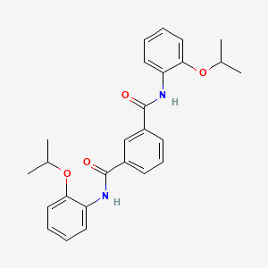 N1,N3-BIS[2-(PROPAN-2-YLOXY)PHENYL]BENZENE-1,3-DICARBOXAMIDE