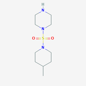 molecular formula C10H21N3O2S B359425 1-(4-Methyl-piperidine-1-sulfonyl)-piperazine CAS No. 878416-77-4