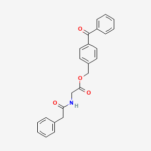 4-benzoylbenzyl N-(phenylacetyl)glycinate