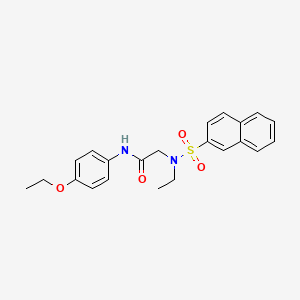 N~1~-(4-ethoxyphenyl)-N~2~-ethyl-N~2~-(2-naphthylsulfonyl)glycinamide