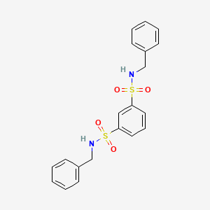 N1,N3-DIBENZYLBENZENE-1,3-DISULFONAMIDE