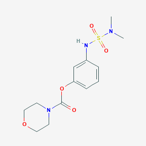 3-[(Dimethylsulfamoyl)amino]phenyl morpholine-4-carboxylate