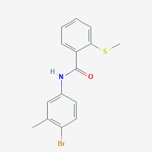 N-(4-bromo-3-methylphenyl)-2-(methylthio)benzamide