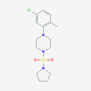 1-(5-Chloro-2-methylphenyl)-4-(1-pyrrolidinylsulfonyl)piperazine