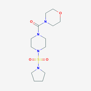 molecular formula C13H24N4O4S B359454 4-{[4-(1-Pyrrolidinylsulfonyl)-1-piperazinyl]carbonyl}morpholine CAS No. 941904-84-3