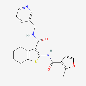 2-[(2-methyl-3-furoyl)amino]-N-(3-pyridinylmethyl)-4,5,6,7-tetrahydro-1-benzothiophene-3-carboxamide