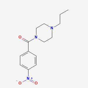 1-(4-nitrobenzoyl)-4-propylpiperazine