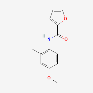 molecular formula C13H13NO3 B3594642 N-(4-methoxy-2-methylphenyl)furan-2-carboxamide 