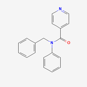 N-benzyl-N-phenylpyridine-4-carboxamide