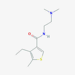 N-[2-(dimethylamino)ethyl]-4-ethyl-5-methylthiophene-3-carboxamide