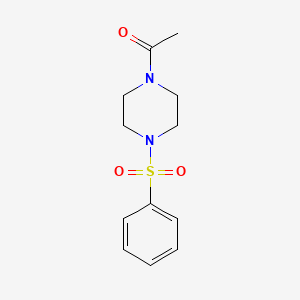 1-acetyl-4-(phenylsulfonyl)piperazine