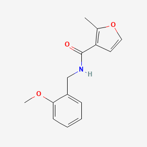 N-[(2-methoxyphenyl)methyl]-2-methylfuran-3-carboxamide