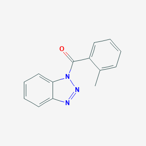 molecular formula C14H11N3O B359474 1-(2-methylbenzoyl)-1H-1,2,3-benzotriazole CAS No. 314051-87-1