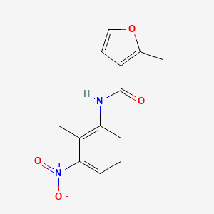 2-methyl-N-(2-methyl-3-nitrophenyl)furan-3-carboxamide