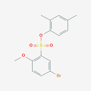 molecular formula C15H15BrO4S B359476 2,4-Dimethylphenyl 5-bromo-2-methoxybenzenesulfonate CAS No. 433965-52-7