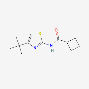 N-(4-tert-butyl-1,3-thiazol-2-yl)cyclobutanecarboxamide