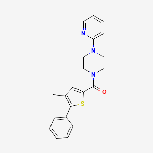 (4-METHYL-5-PHENYL-2-THIENYL)[4-(2-PYRIDYL)PIPERAZINO]METHANONE