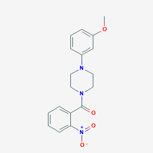 [4-(3-METHOXYPHENYL)PIPERAZINO](2-NITROPHENYL)METHANONE