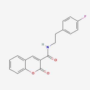 N-[2-(4-fluorophenyl)ethyl]-2-oxo-2H-chromene-3-carboxamide