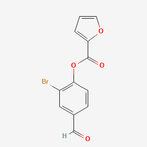 2-bromo-4-formylphenyl 2-furoate